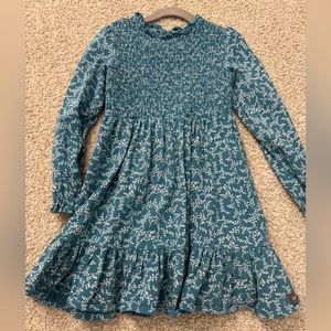 Matilda Jane Teal and White Floral Kids Dress